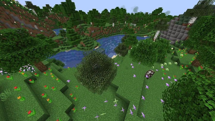 Minecraft Flower Forest