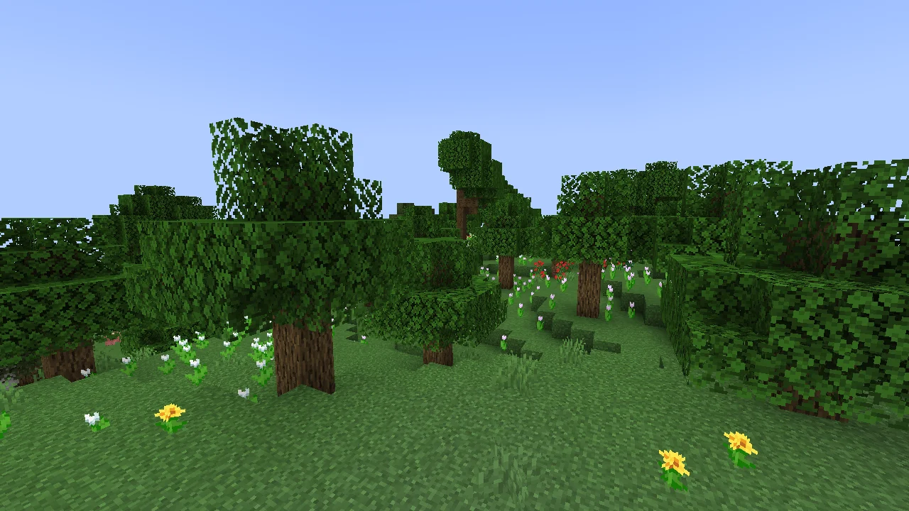 Minecraft forest