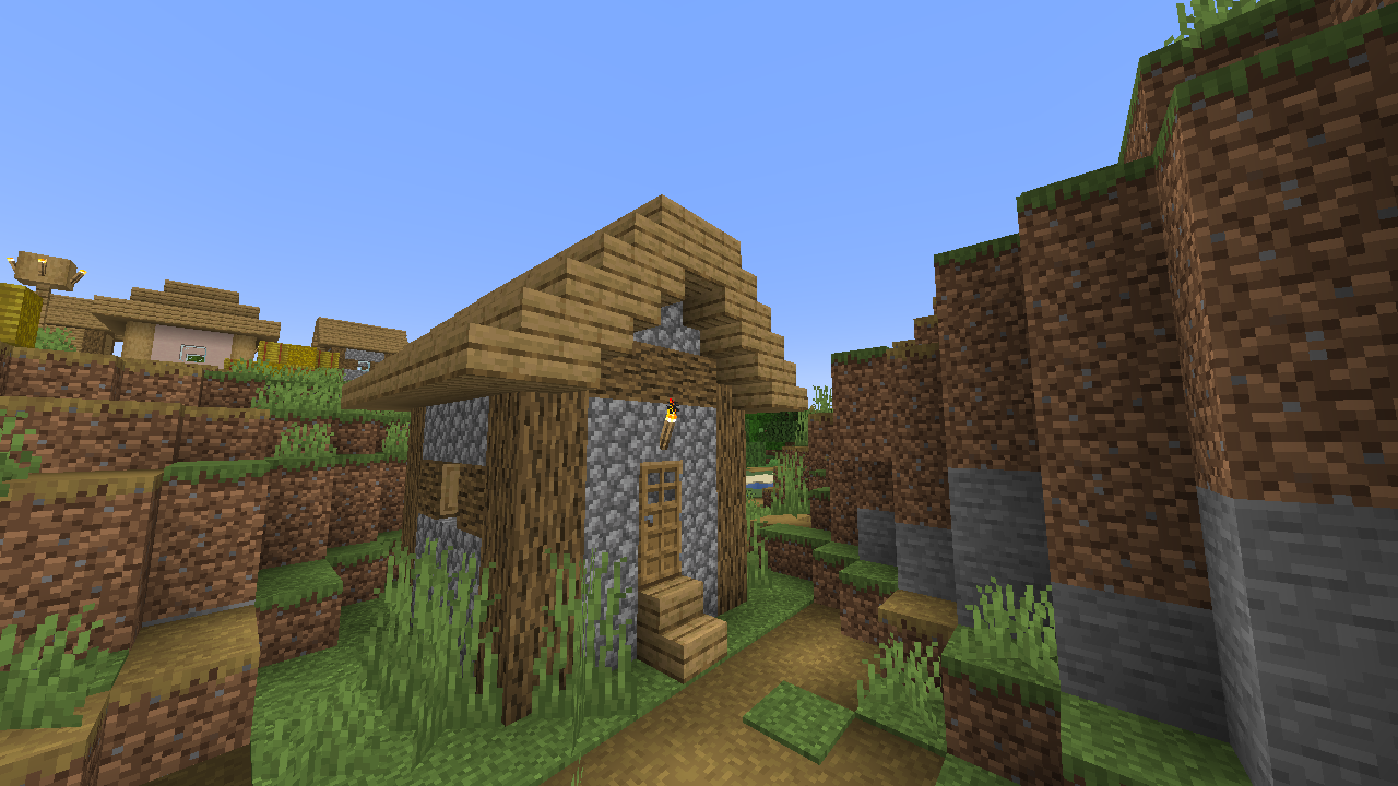 Minecraft village house