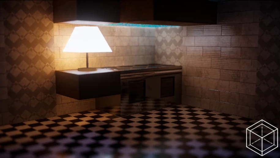 A kitchen design with Optimum Realism textures and shaders