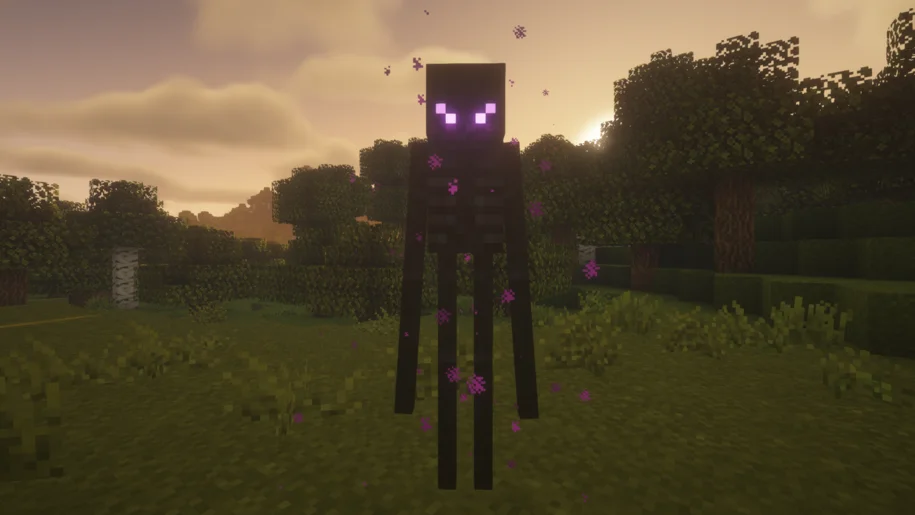 Minecraft Enderman with Unity textures and BSL Shaders