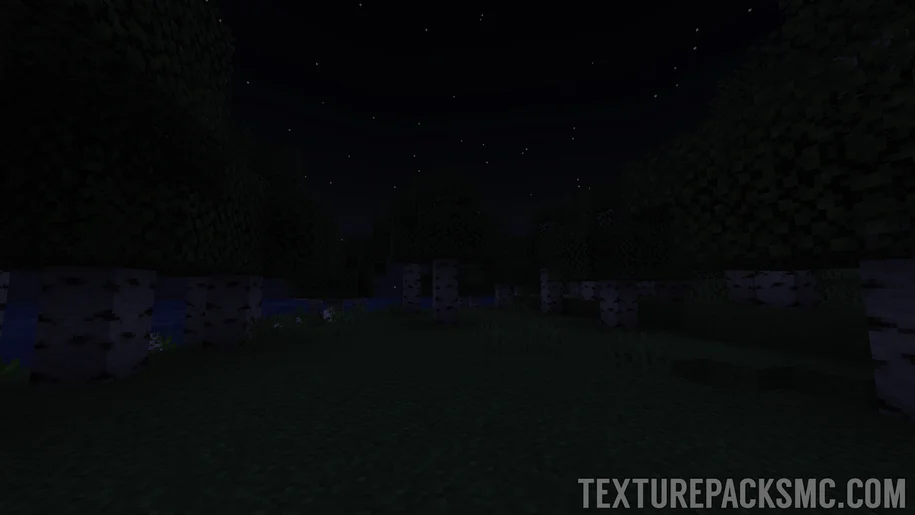 Nighttime in Minecraft without any resource packs